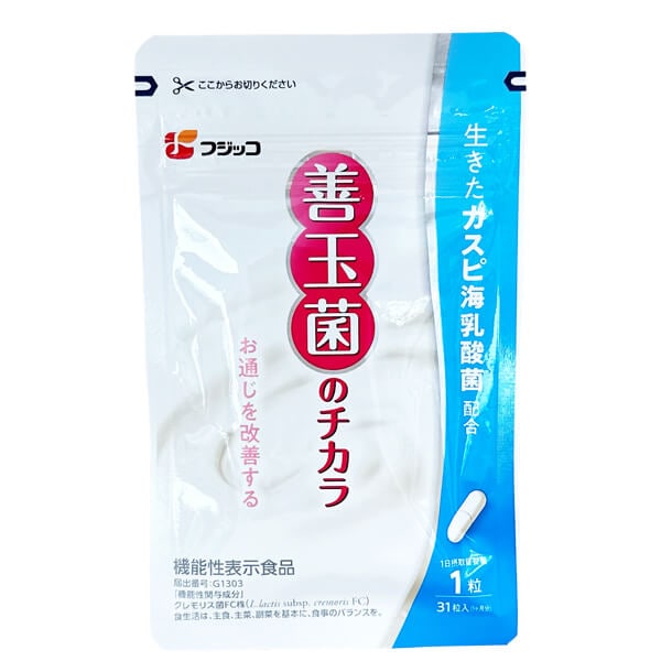 Qoo10] フジッコ 善玉菌のチカラ 31粒 機能性 : サプリメント