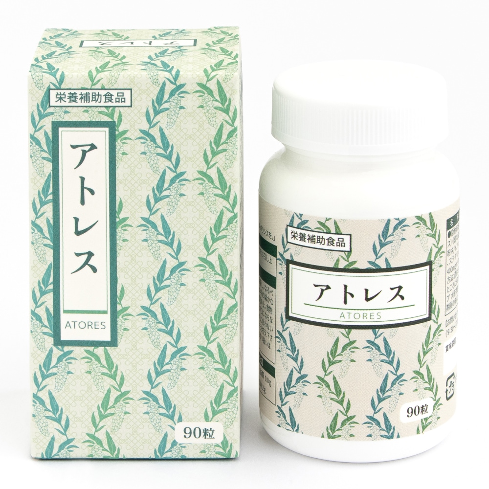 アトレス 90錠 約30日分 サプリメント サプリ 月桃葉 セレン DHA イノシトール 亜鉛 イヌリン ビオチン ゆらぎ インナーケア 日本製 日本