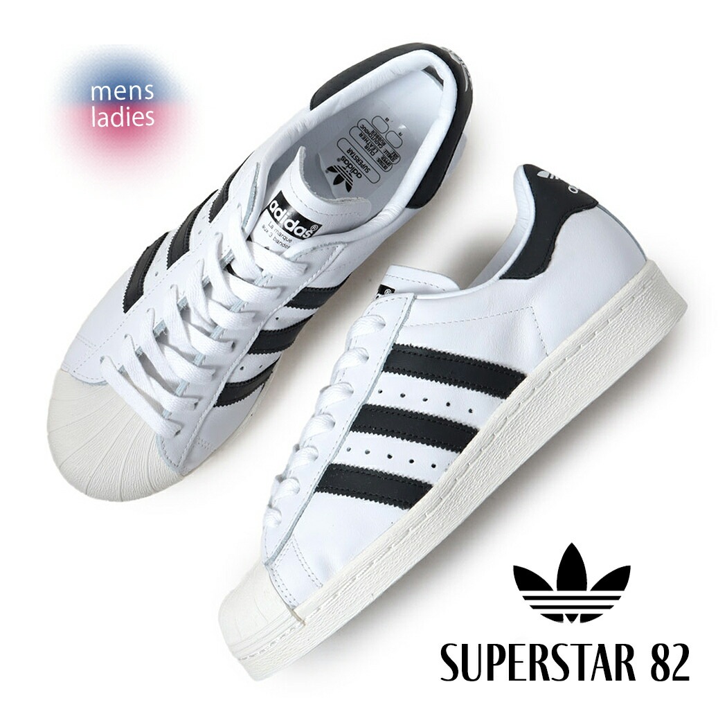 adidas アディダス スーパースター スニーカー SUPERSTAR 82 CLOUD WHITE / CORE BLACK / OFF WHITE ( 白 ホワイト クラシック メンズ レディー 14,326円