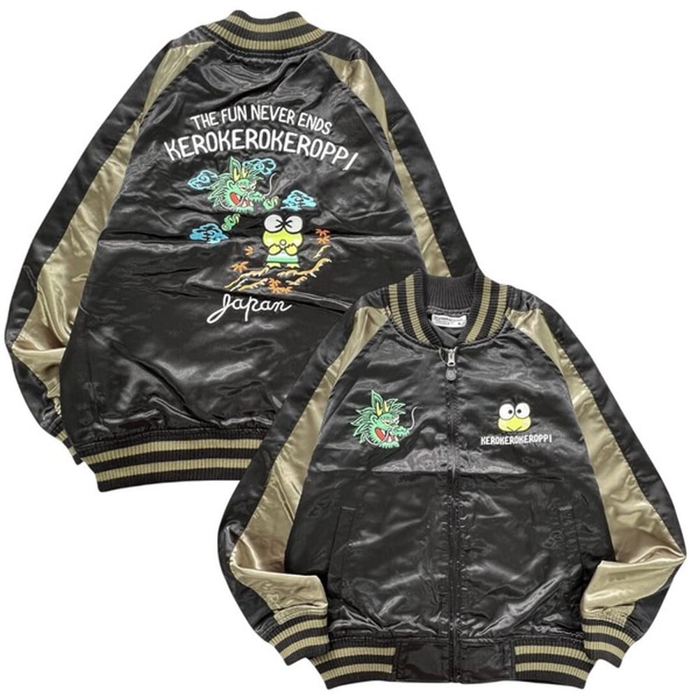 けろけろけろっぴ キャラクターズ 刺繍 スカジャン kk1853-34