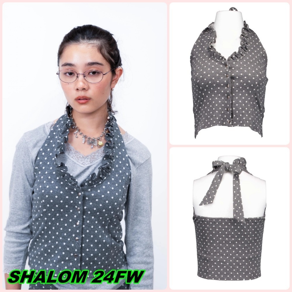 【SHALOM】24FW DOT VEST