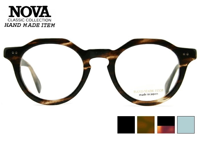ノヴァ NOVA H-4026 OLD SPECS os-4030 4color 日本製 nov4a メンズ レディース セルメガネ ボストン メガネ めがね 眼鏡