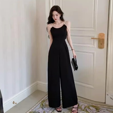 ジャンプスーツ サスペンダー ワイドパンツ かわいい 大人可愛い きれいめ カジュアル 大人 上品 おしゃれ お洒落 かっこいい 大人女子 ラブリー キュート ガーリー 個性的 クール セクシー