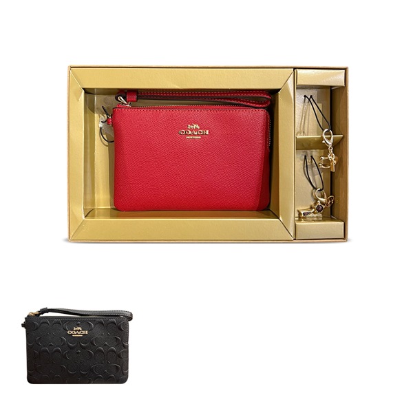 即発 正規品 USA直送 アウトレット レディース チャーム 付ミニ財布 CF359/CF358 ギフトBOX