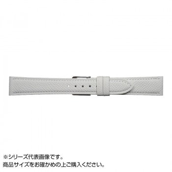 Emitta（エミッタ） 時計バンド ワープロラックス 13mm ホワイト （美錠:銀） EW-WH13