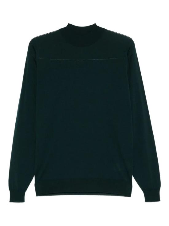 JOHN SMEDLEY Men Turtle Neck HARCOURT RICHARDSON GREEN