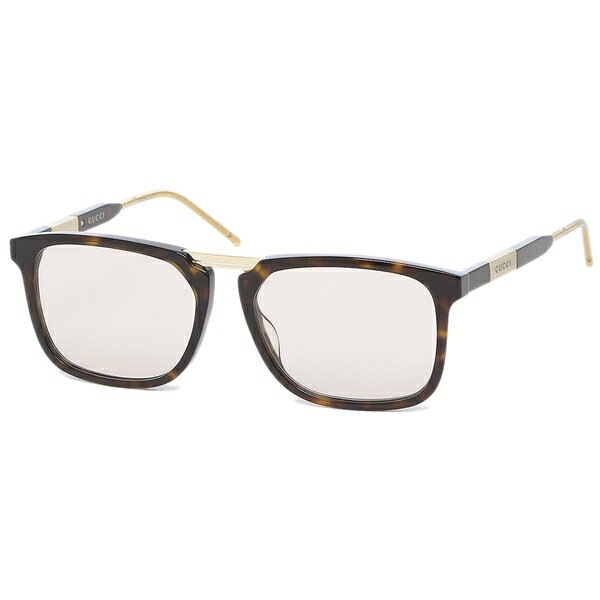 サングラス アイウェア メンズ 56サイズ イエロー ブラウン GG0842S 004 スクエア 50,880円