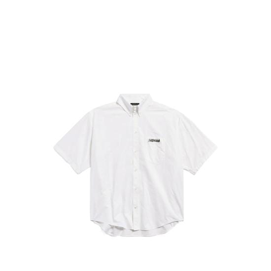 BALENCIAGA Men Shirts 857810 TRM28 9000 WHITE