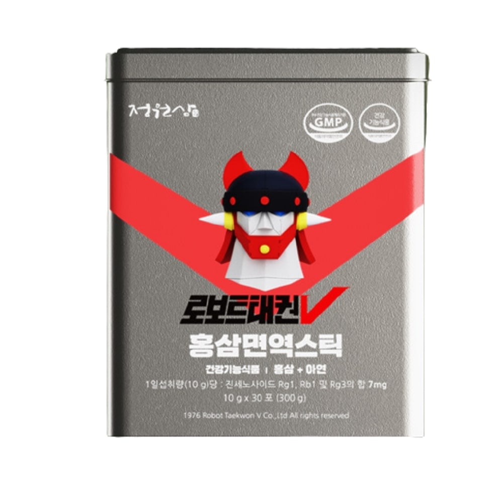 韓国健康食品-高含量紅参免疫スティック30包+ショッピングバッグ(高含量紅参亜鉛ビタミン)-KFOOD