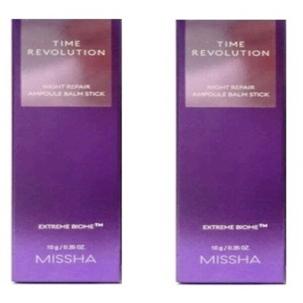 タイムレボリューション ナイト リペア 紫 アンプル バーム スティック 10g + 10g