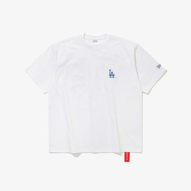 MLB LAドジャース チームフラッグ Tシャツ ホワイト 15147513