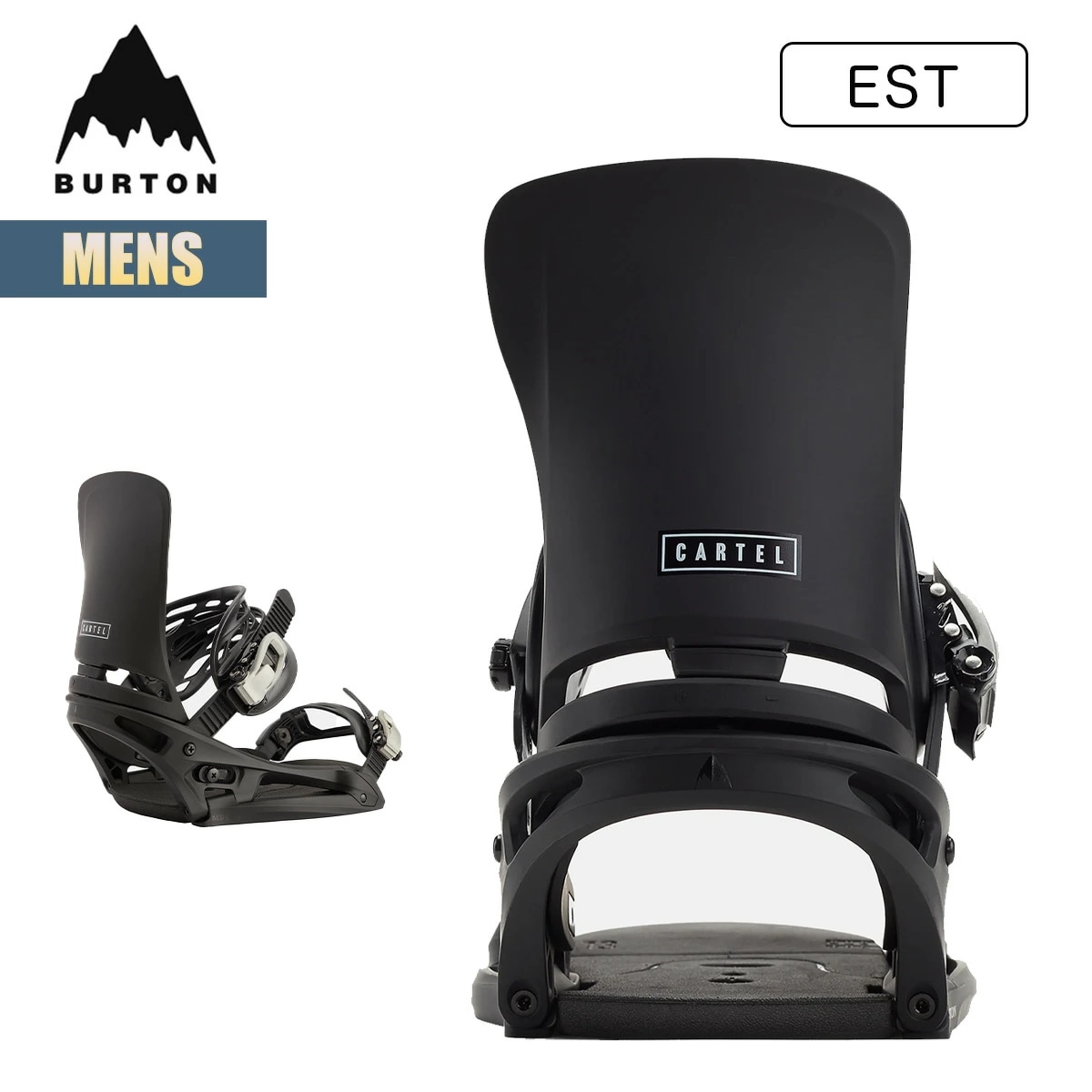 ビンディング メンズ 25-26 カーテル EST W26JP-105551 Mens Cartel EST Snowboard Bindings スノーボード バインディング スノーボードギア