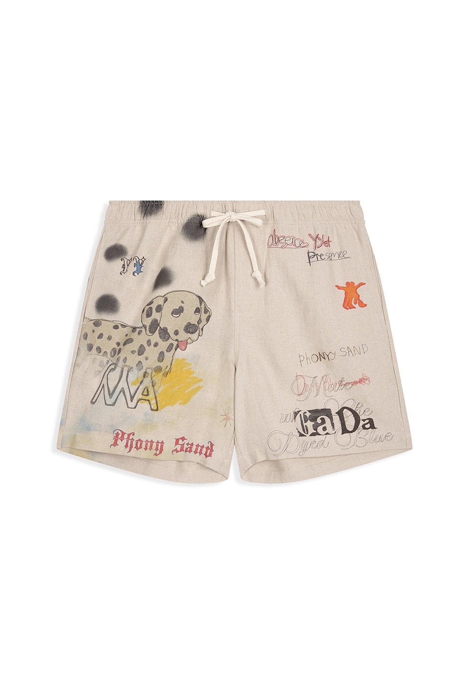 【OPEN Yy】 26SS PET CLUB DALMATIAN SHORTS : NATURAL