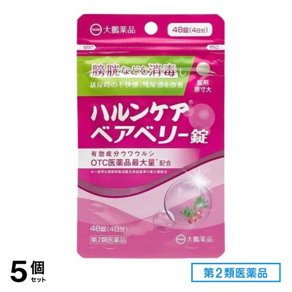 第２類医薬品 ハルンケア ベアベリー錠 48錠 5個セット
