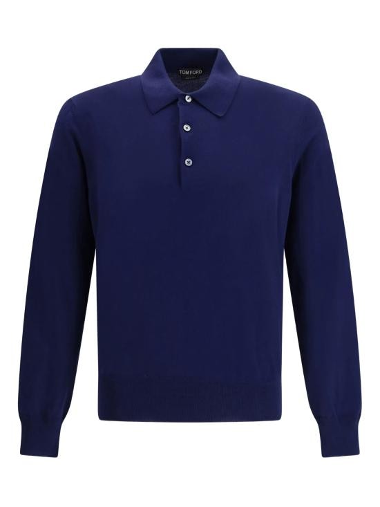 TOMFORD Men Tunic Tops KPL050 YMC040UDB Clear Blue