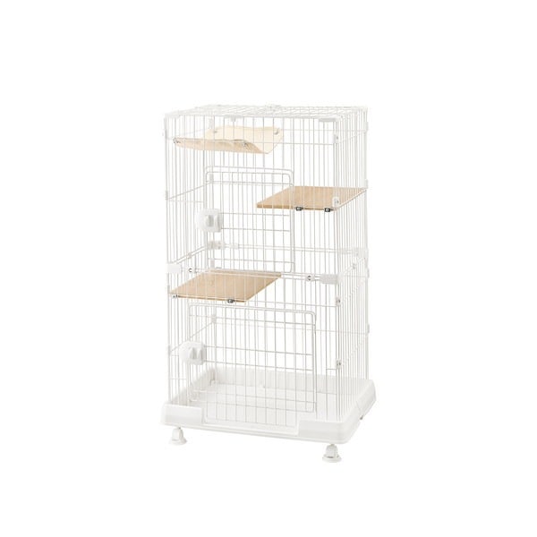 ミニキャットケージ ハンモック付き PMCC-115H マットホワイト メーカー直送
