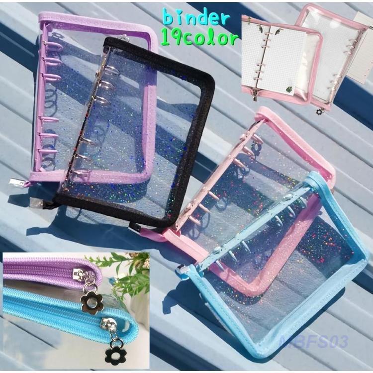 【20点セット】【急速出荷】バインダー ファイルバインダー リングバインダー 多機能 文具 A5サイズ A6サイズ ラメ入り 透明 可愛い きれい トレーディングカード収納 手帳 42,786円