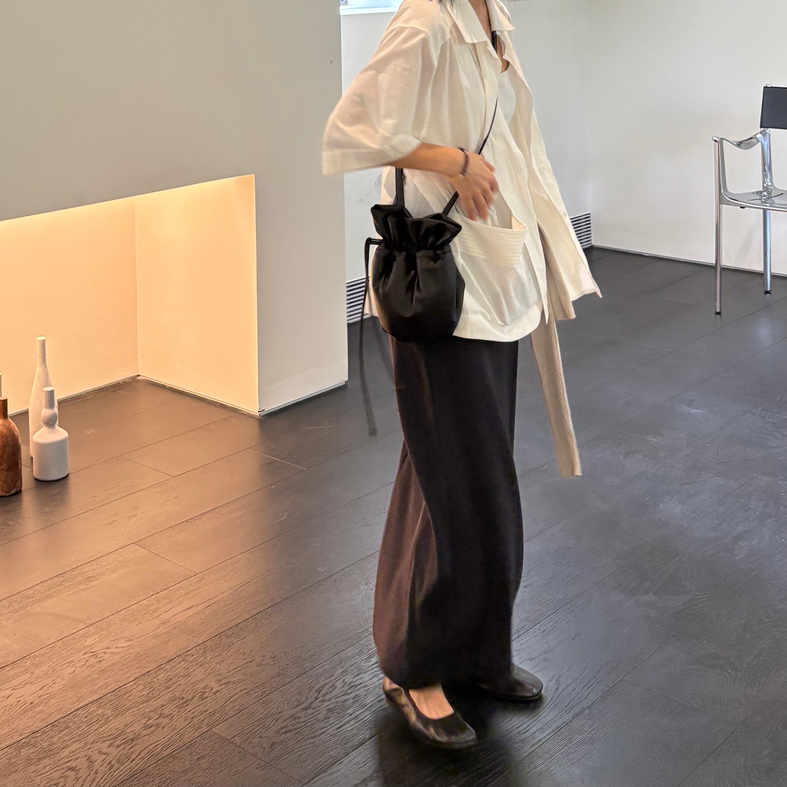 Pouch Bag crossbody_Dark Brown