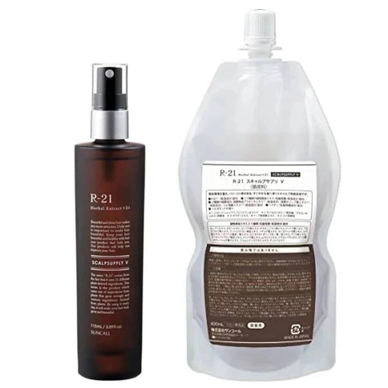 サンコール R-21 スキャルプサプリ V 115mL + 400mL セット 詰め替え 頭皮美容液 スカルプエッセンス