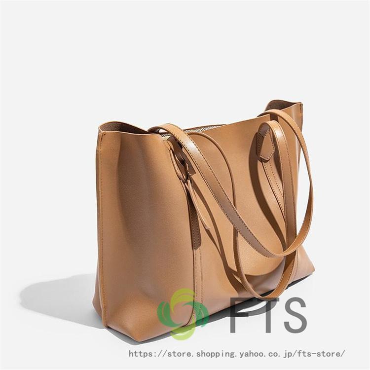 春 夏バッグ トートバッグ 軽量 合皮 レディース A4 大きめ 通勤 オフィス ファスナー付き 肩掛け 春 夏 秋 冬 防水 レザーA4トート 大きめPU