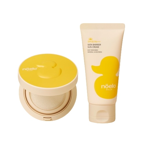 コスメカコリア ノエルロヒルズ スキン バリア 日焼け止め (SPF30) 50ml + サンクッション 15g