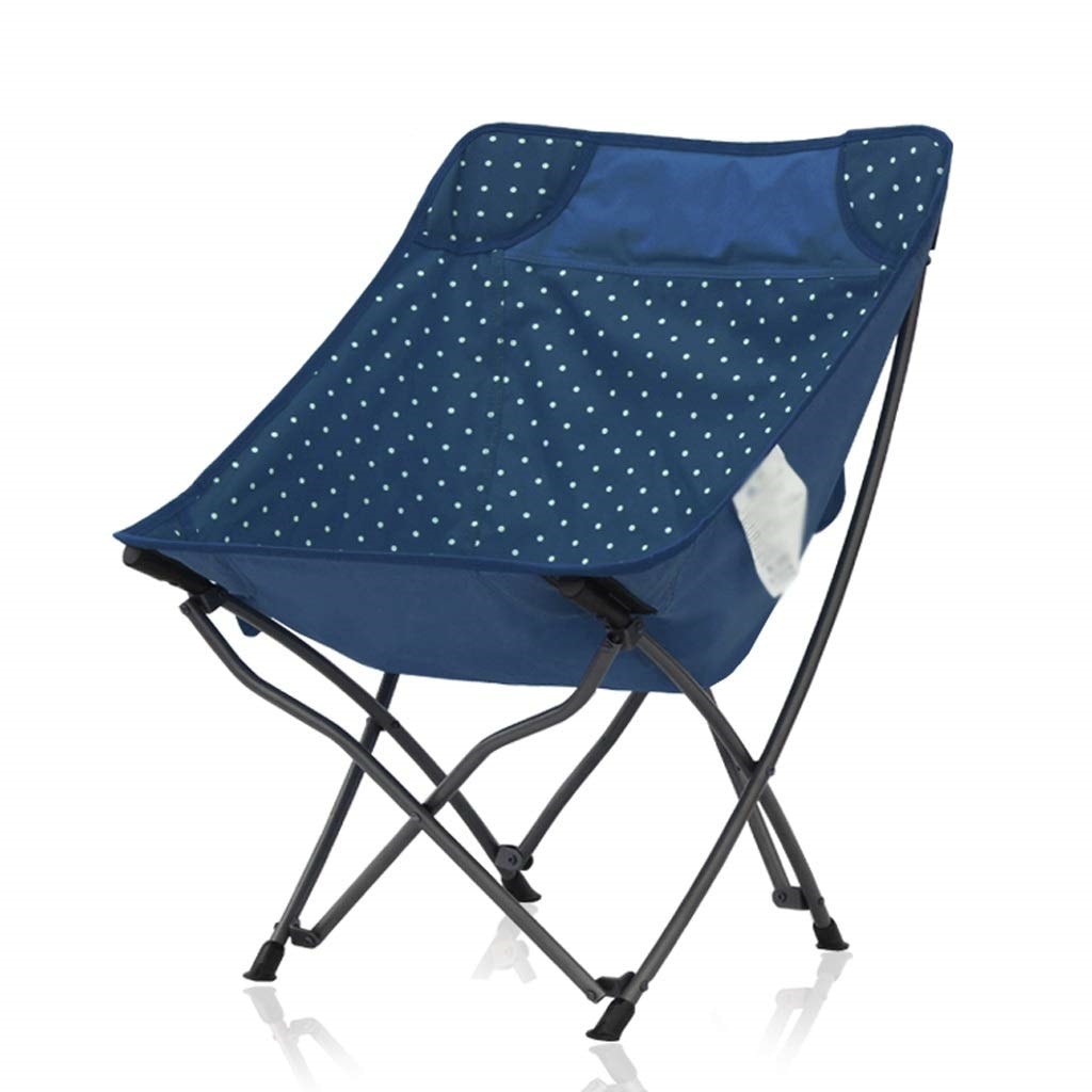 2色アウトドアチェア ムーンチェア 64X53X76CM 耐荷重210KG 収納袋付き サイドバックポケット付き 軽量 折り畳み椅子 キャンプチェア 折りたたみ椅子 コンパクト アウトドア用