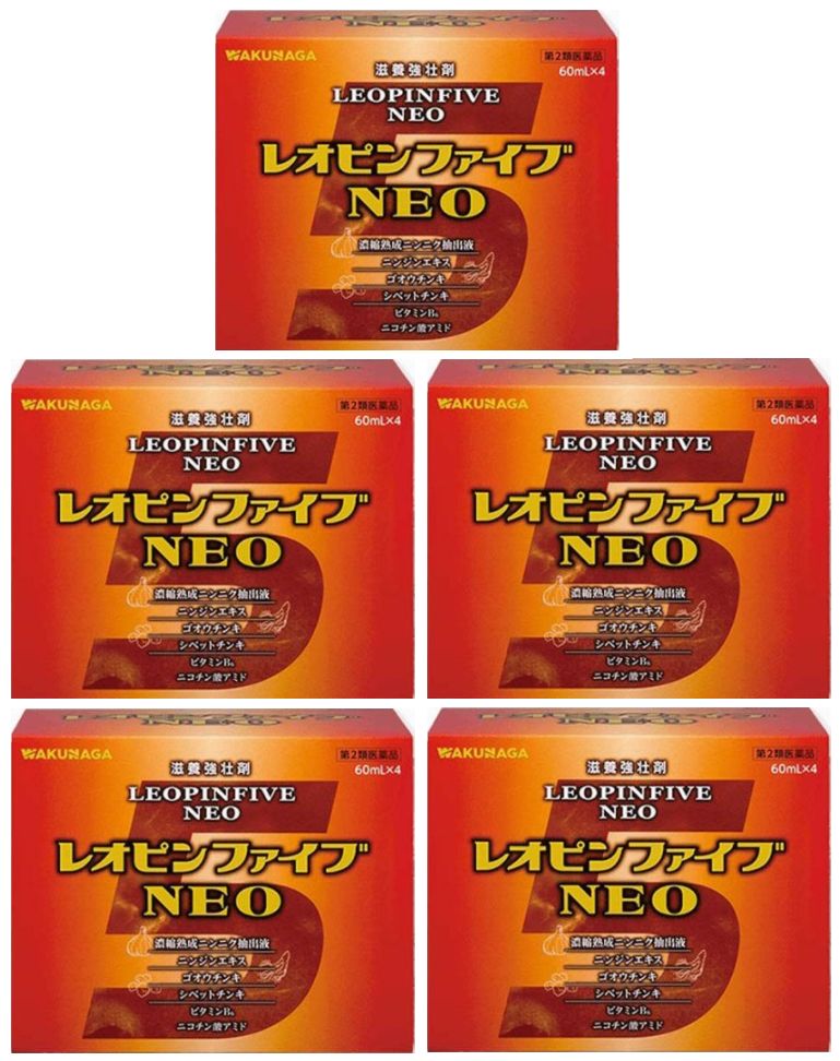レオピンファイブNEO 60mL4本入[5個セット]