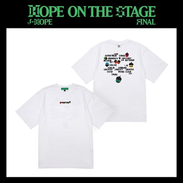 BTS j-hope HOPE ON THE STAGE どんぐりTシャツ j-hope HOPE ON THE STAGE FINAL どんぐり Tシャツ - メルカリ