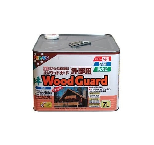 油性ウッドガード 外部用 7L クリヤ 01