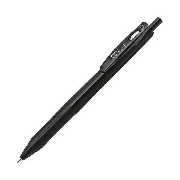 (まとめ) ゼブラ ゲルインクボールペン サラサR 0.5mm 黒 (軸色:黒) JJ29-R1-BK1 1セット(10本) (×10セット)