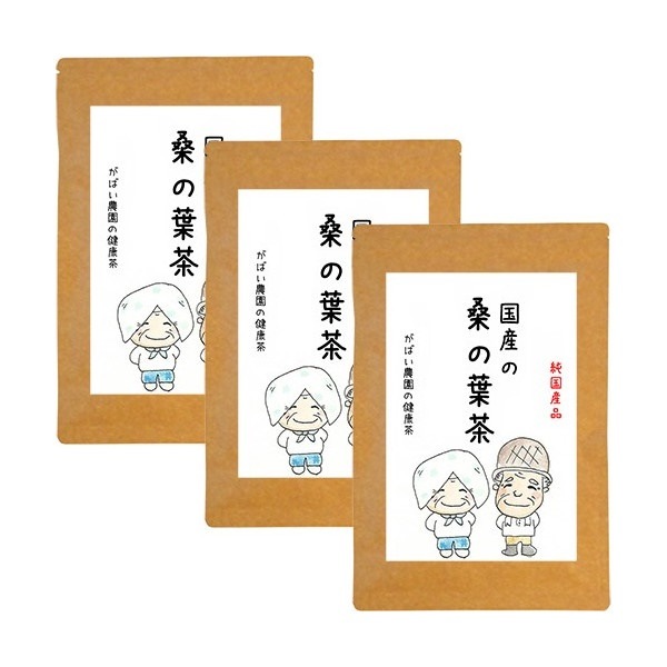 桑の葉茶 国産 3g40包(お得な3個セット) 桑の葉/桑の葉茶/国産/桑茶/くわのは/くわ茶/桑の葉茶 ティーバッグ/桑の葉茶 国産/健康茶/無農薬 メール便