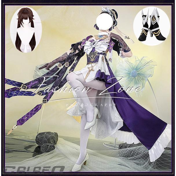 崩壊3rd 風 李素裳 Li Sushang コスプレ衣装 ウィッグ 靴 cosplay ハロウィン 演出服 変装