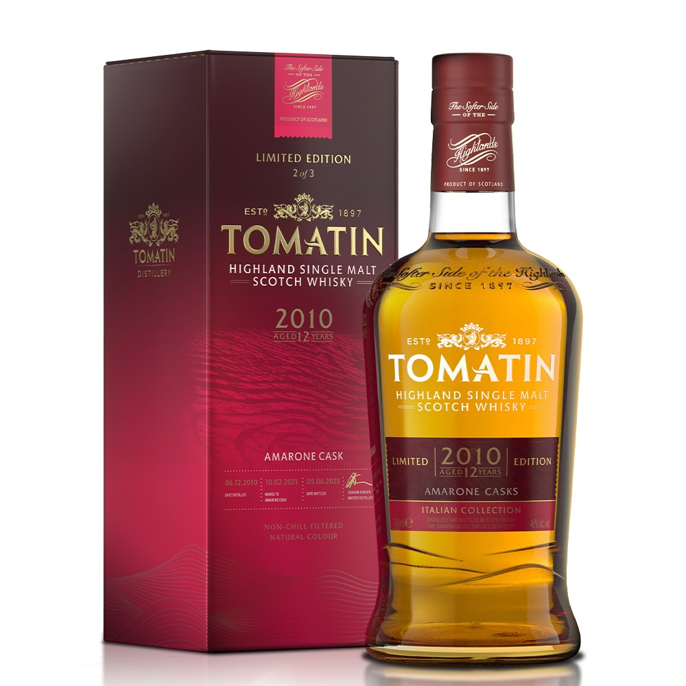 【正規品 箱入】トマーティン アマローネ カスク 12 年 2010 年 イタリアン コレクション ハイランド シングル モルト スコッチ ウイスキーTOMATIN AMARONE CASKS