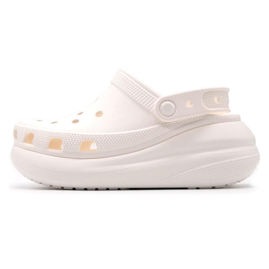 クロックス レディース メンズ 厚底サンダル クラッシュ クロッグ ホワイト CROCS CRUSH CLOG WHITE
