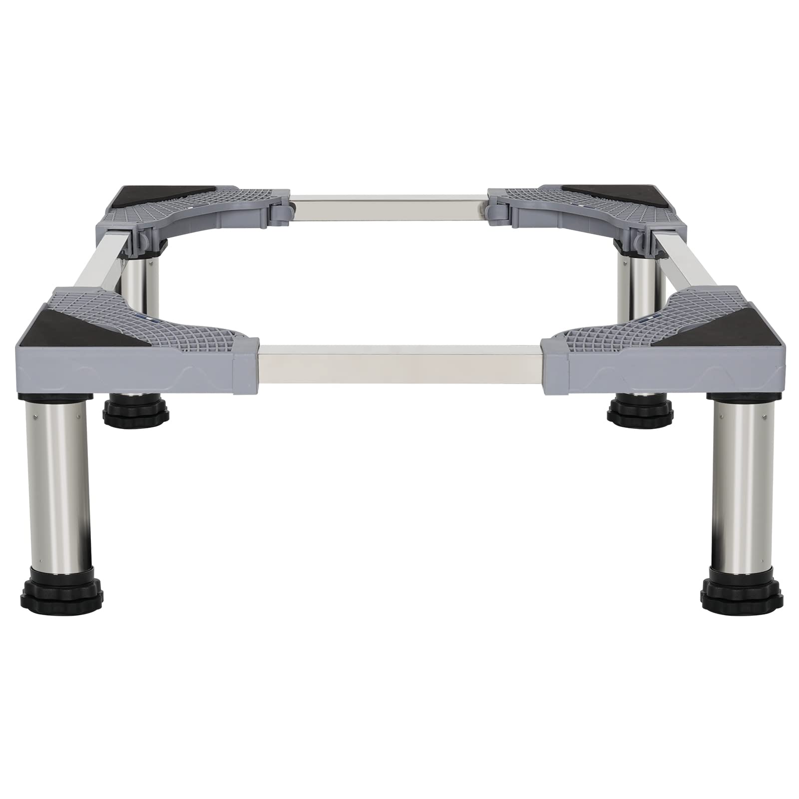 Kokorona 洗濯機 台 冷蔵庫置き台 かさ上げ23-26cm 4足 高度調節 耐荷重約150kg 縦横41～63cm ドラム式洗濯機 台 かさ上げ 高さ調節 減音防振 洗濯機 冷蔵庫 置き台