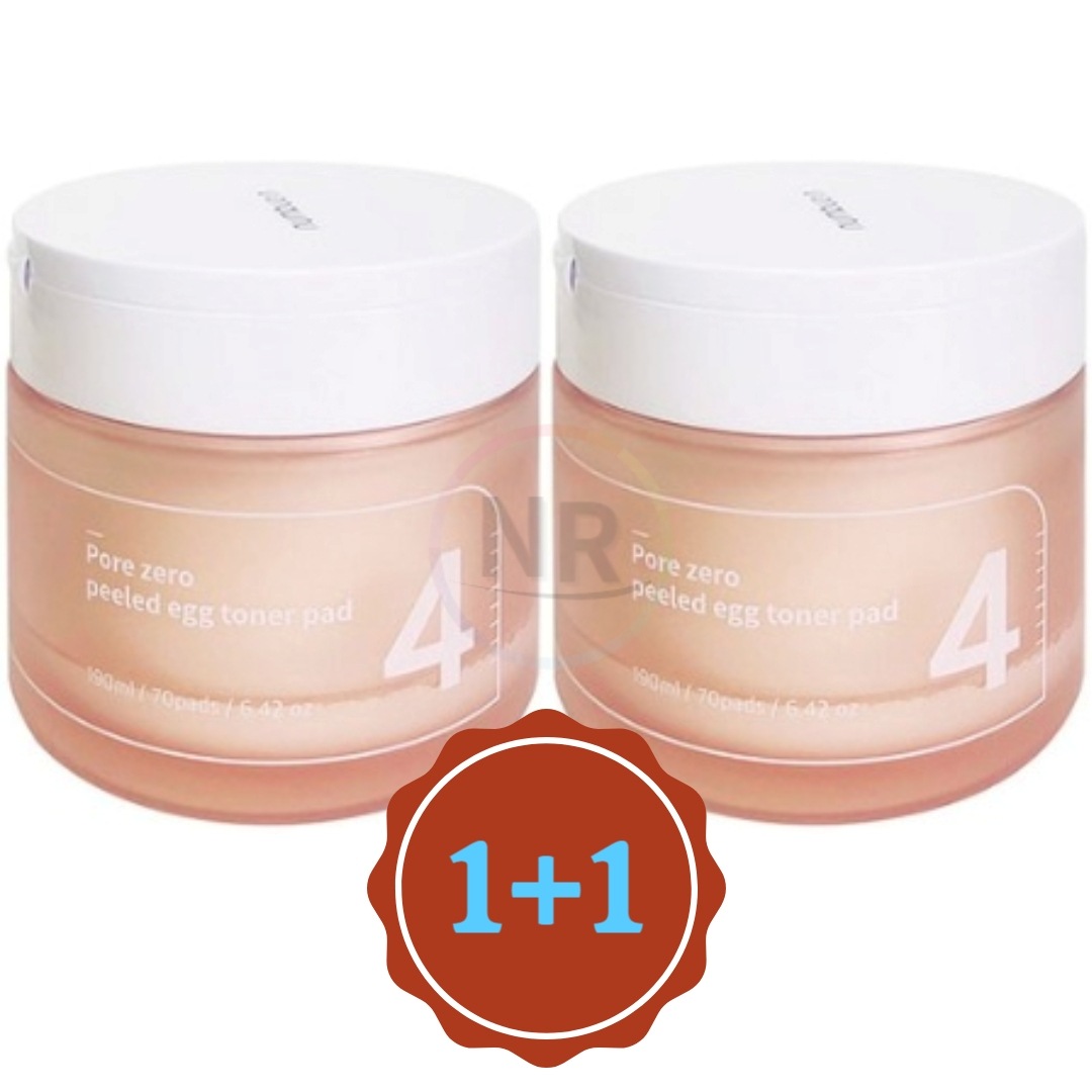 1+1 4番 毛穴ゼロたまご肌トナーパッド 190ml 70枚