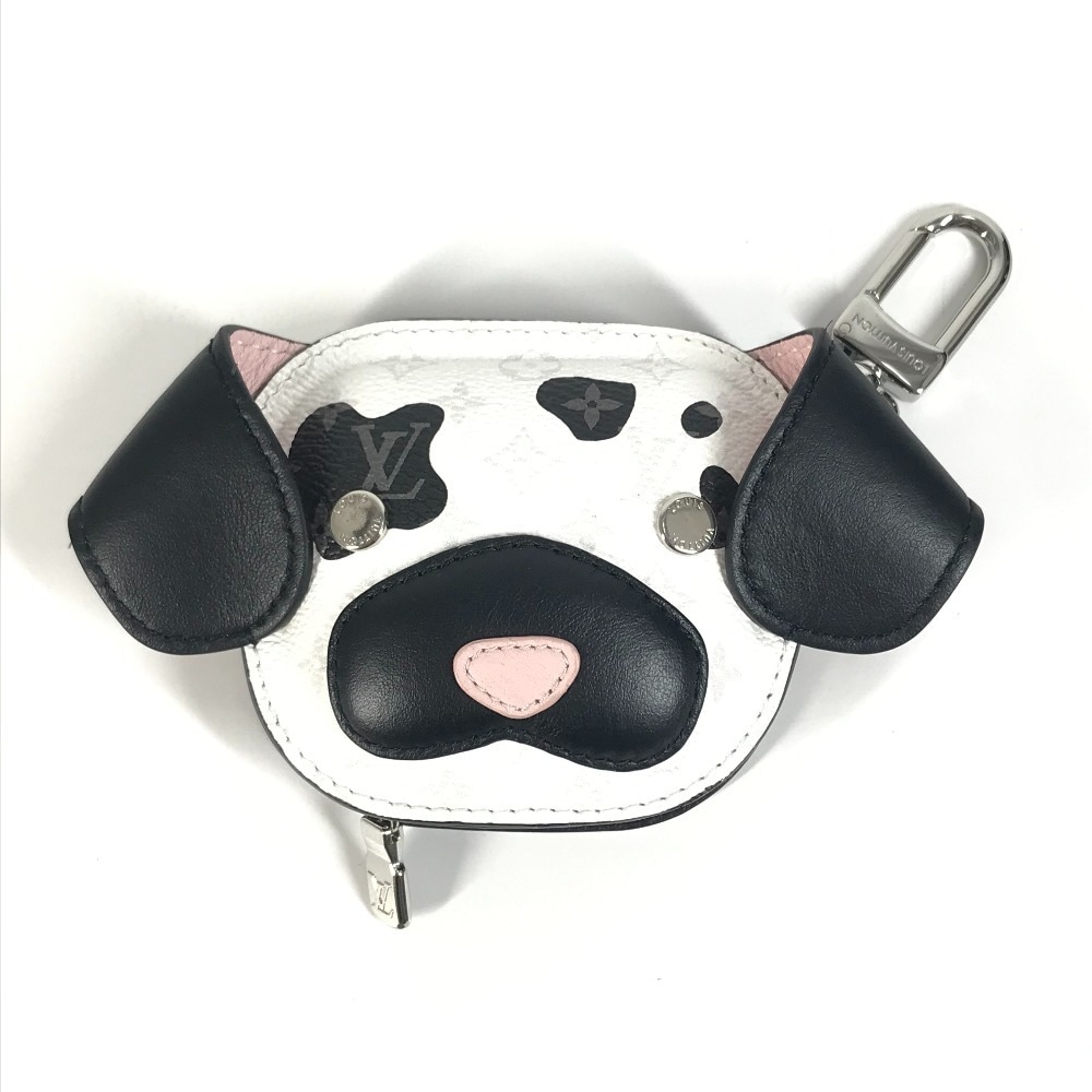 コインケース M02273 LV ドッグバッグチャーム LV Dog Bag Charm モノグラム 財布 ポーチ キーホルダー バッグチャーム モノグラムキャンバス ブロン ホワイト