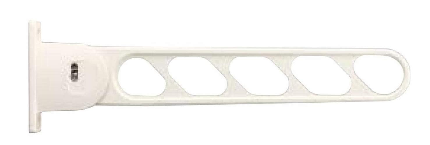 ナスタ(NASTA) 屋外物干 KS-DA500ABN-W ホワイト 本体: 奥行50cm 本体: 高さ15cm 本体: 幅3.8cm