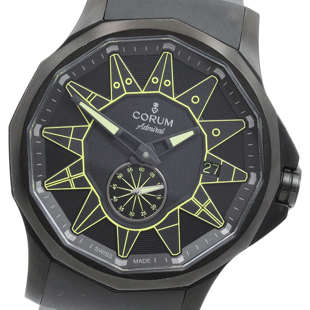 コルム CORUM 01.0090 A395/04008 アドミラル レジェンド 42 デイト 自動巻き メンズ 良品 _957122【中古】