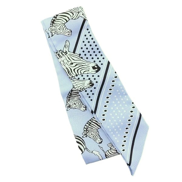 エルメス ツイリー レゼブラ ブランド小物 スカーフ ユニセックス 【中古】