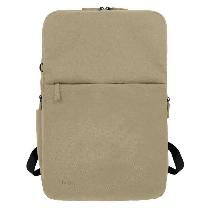 FULCRO　カジュアルリュック ビジネスリュック PC対応 15inch 撥水 ベージュ　fma-0035-BE