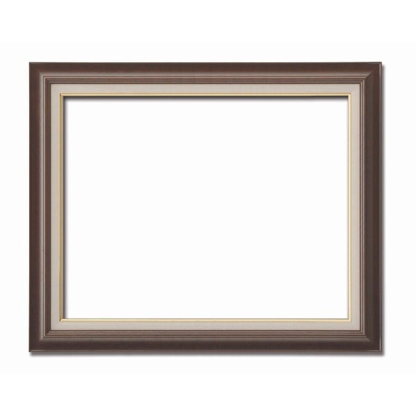 [油額]油絵額/キャンバス額/木製油絵額/茶色油絵額 F20号（727x606mm）「ブラウン」
