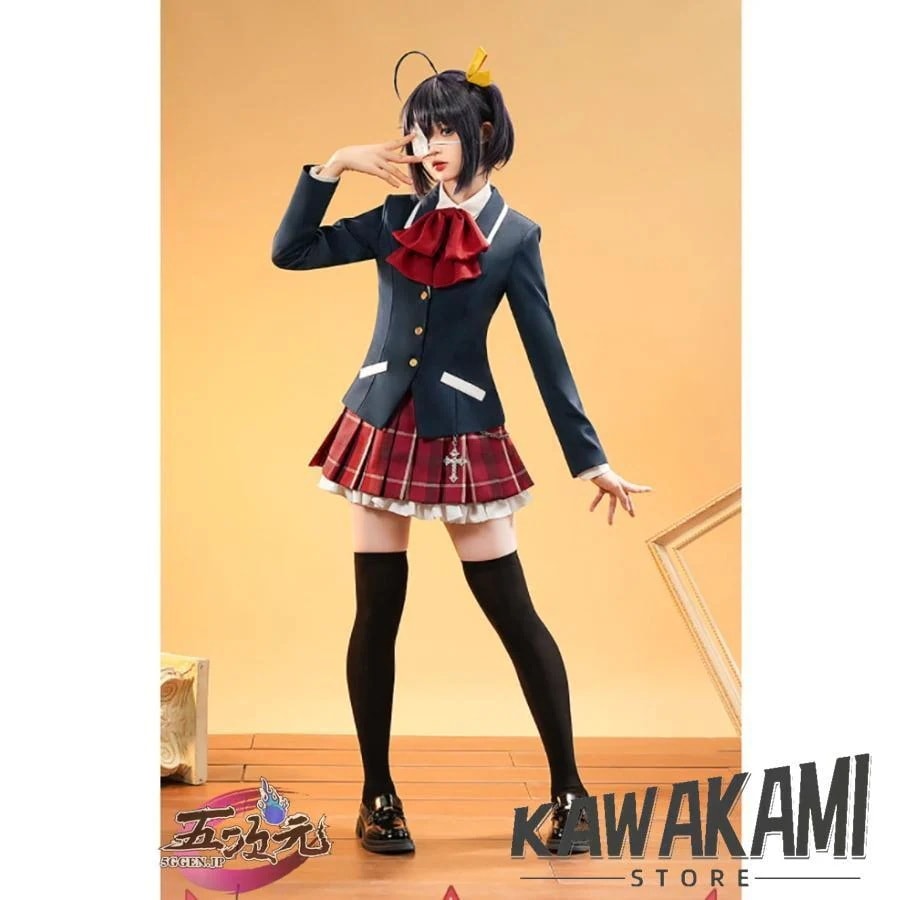 [在庫わずか]三分妄想　中二病でも恋がしたい　コスプレ　小鳥遊六花 　制服　コスプレ衣装　 いしょう ウィッグ　1445