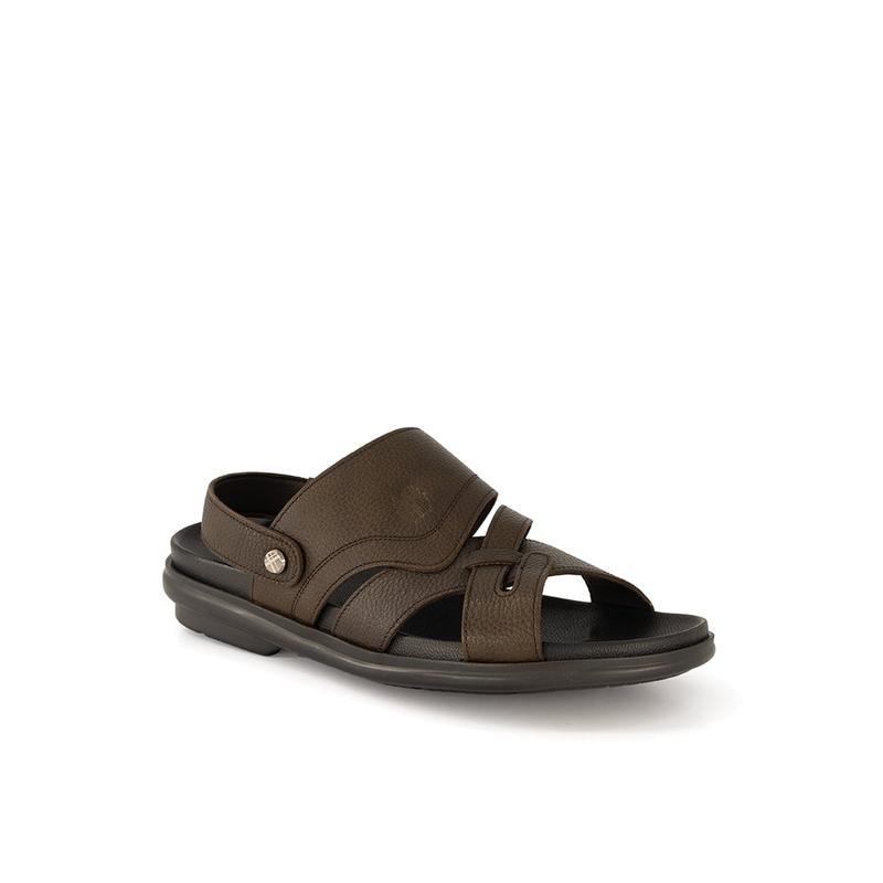 男性用ベストツーウェイコンフォートセミカジュアルサンダルDMD404HA63（カーキ）