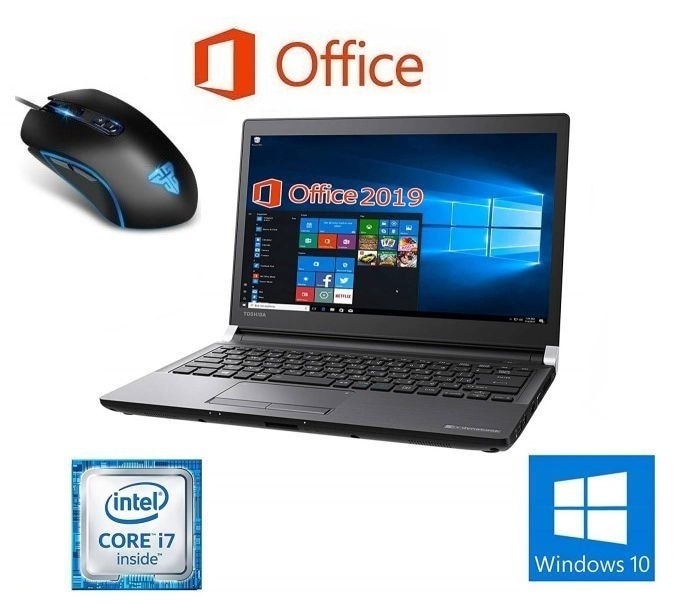 R73 Windows10 Core i7 SSD:128GB メモリー:8GB Office 2