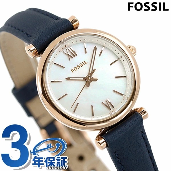 オリジナル フォッシル 時計 カーリー ミニ 28mm レディース 腕時計 Es4502 Fossil ホワイト その他 ブランド腕時計 Www Pulse Orange Cm