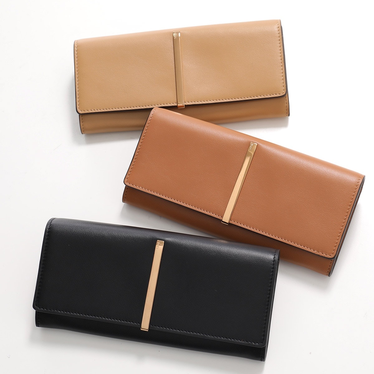 TODS トッズ 二つ折り長財布 XAWDBMB0400UPP XAWDBMB0400ROR レディース レザー カラー3色 XAWDBMB0400UPPB999