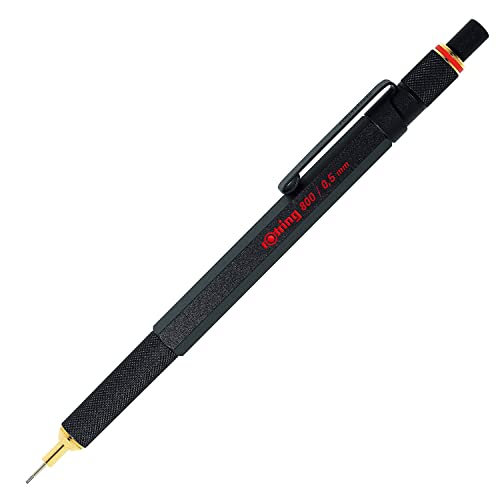 ROTRING800 ブラック シャープペンシル 0.5mm 回転式ノックタイプ 1904447 正規輸入品
