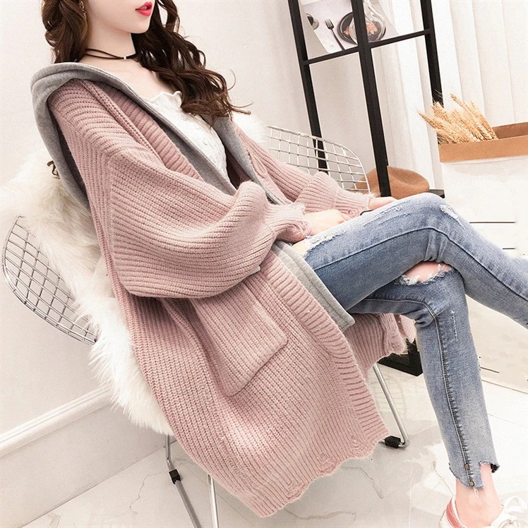 コートダウンコートレディースコート冬メリヤスセーターダウンジャケットフード付きミデ