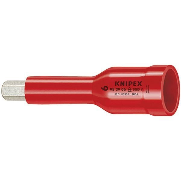 オープニング 大放出セール KNIPEX（クニペックス）9839-05 1000V （3／8SQ）絶縁ヘキサゴンソケット 手動工具